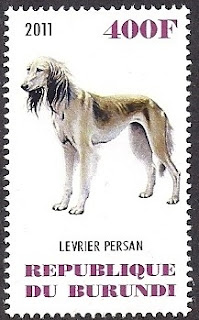 2011年ブルンジ共和国 サルーキの切手