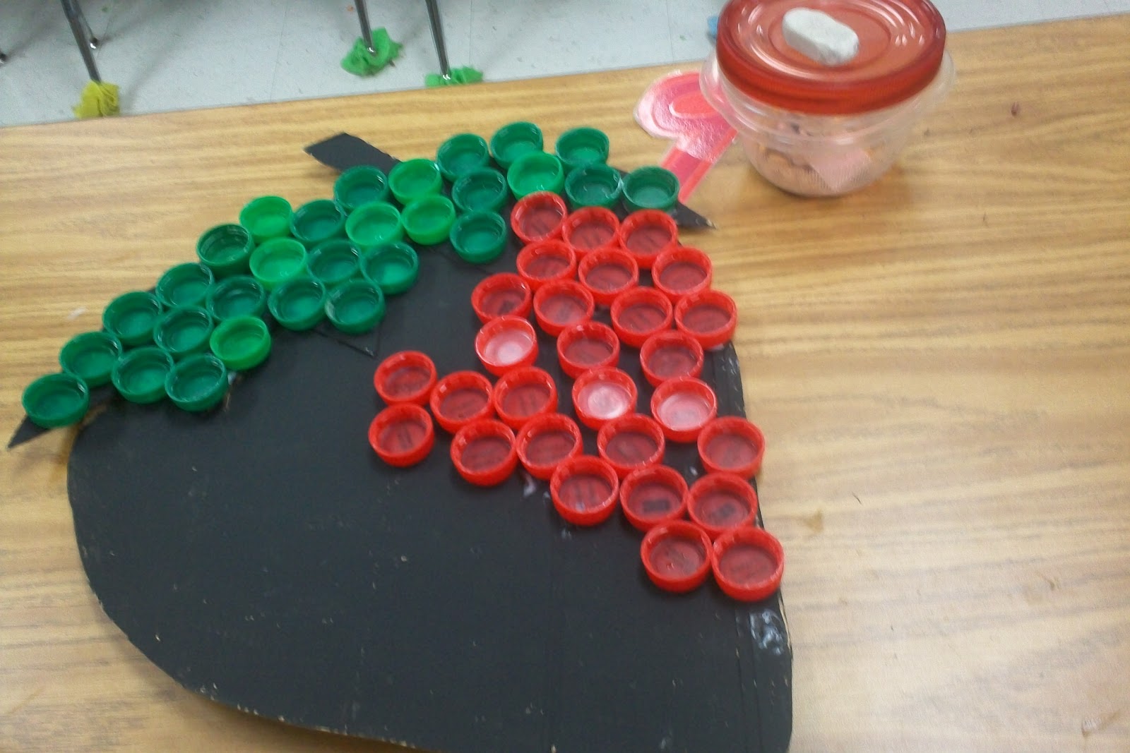 Art With Mr. E Art Show Prep Bottle Cap Decorations