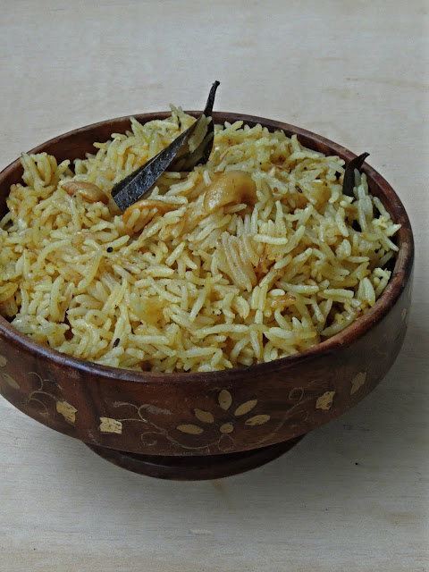 Cashew Coconut Milk Pulao Cashew Coconut Milk Pulao