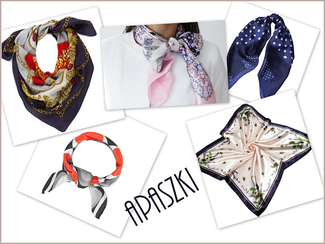 Silk bandana scarf czyli modna jedwabna apaszka