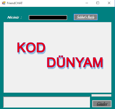 Chat Programı C# Chat Programı C#
