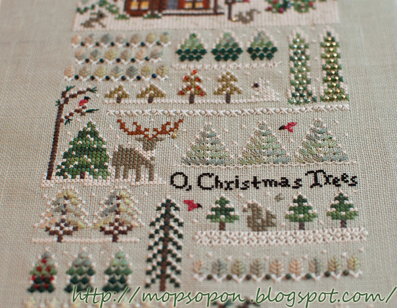 Мопс и гриффон солнышки на ножках Jingle bells Xmas tree farm