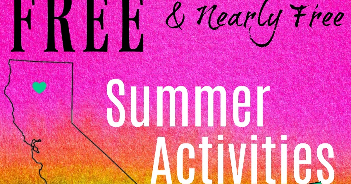Way Up North In Cali FREE & Nearly Free Summer Activities in Redding 2017