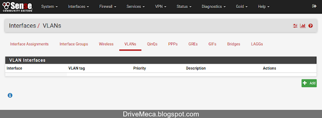 DriveMeca creando y configurando vlan en pfSense paso a paso