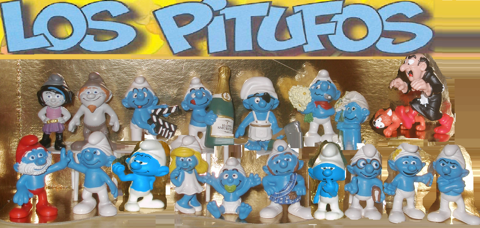 muñecos pitufos coleccion