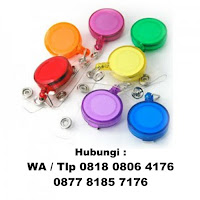Yoyo Transparan + Logo, GANTUNGAN ID CARD YOYO TRANSPARAN, Yoyo ID Card, Badge Reel, Cetak Yoyo Berlogo, Yoyo ID Card Warna Semi Transparan