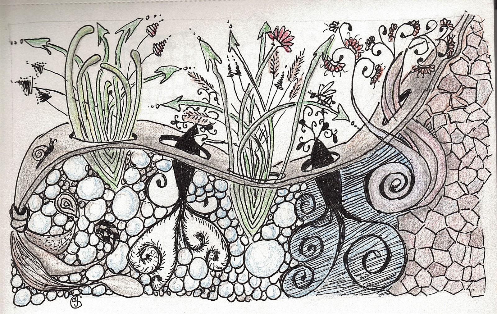 The Mooka Maven: ZENTANGLE INSPIRED ART