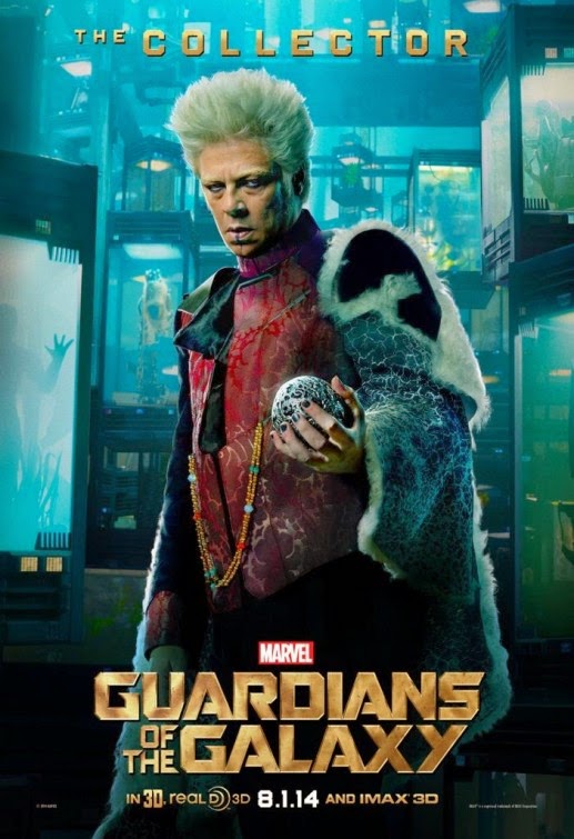 Guardians of the Galaxy “Villains” Character Movie Poster Set - Benicio del Toro as The Collector