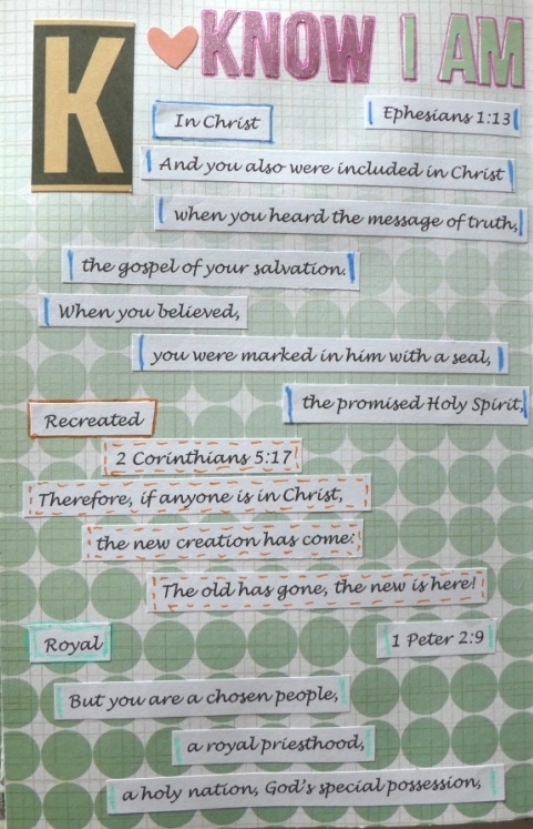 newly creative: K is for Knowing