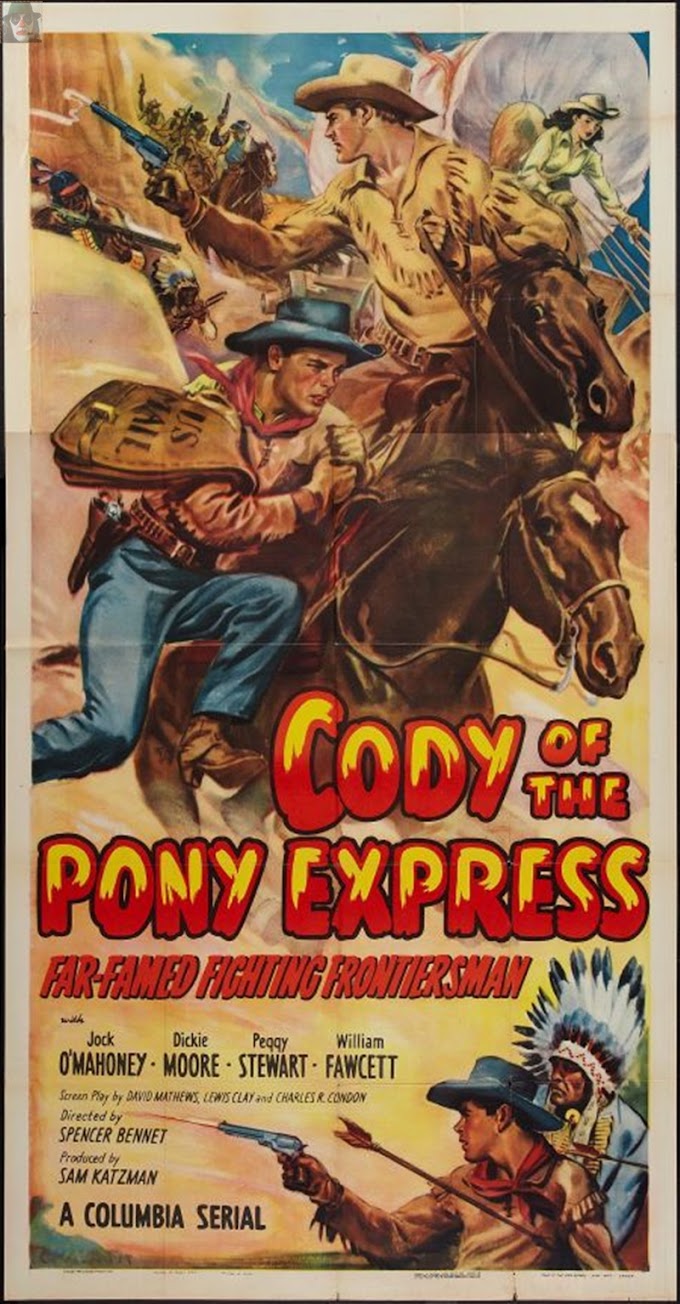CODY OF THE CONY EXPRESS-ficha do antigo seriado