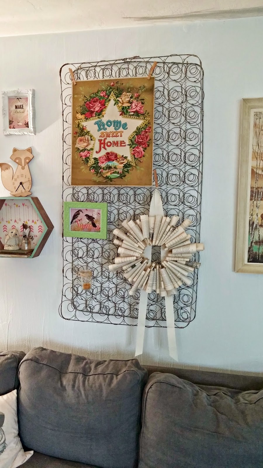 Upcycled Vintage Crib Mattress Little Vintage Cottage