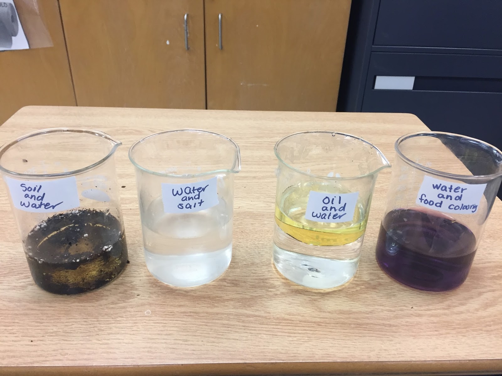 Ms. Stuart's Classroom Blog Mixing Liquids and Solids Experiment