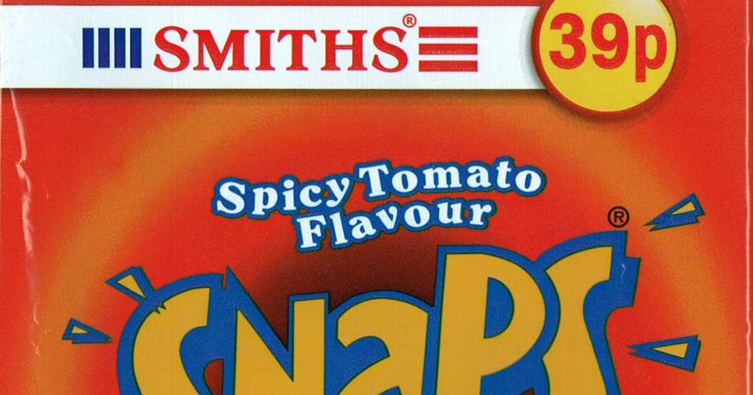 Cheeseburger Crisps & Other Stories Smith's Spicy Tomato Flavour Snaps