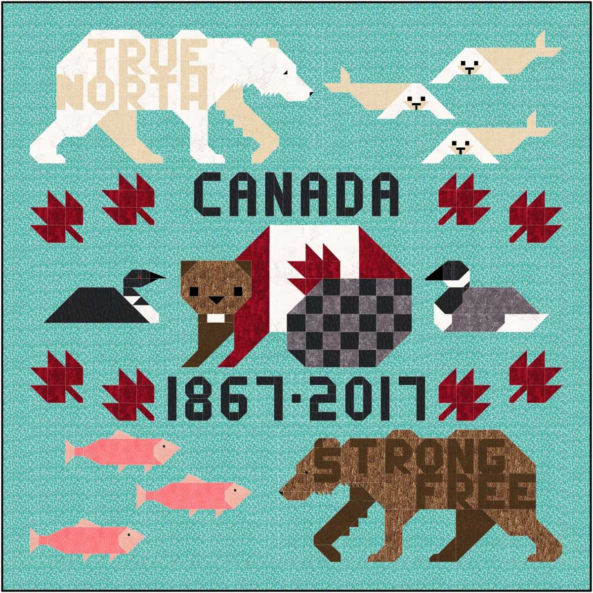 Sew Fresh Quilts Canada 150 Baby Quilt