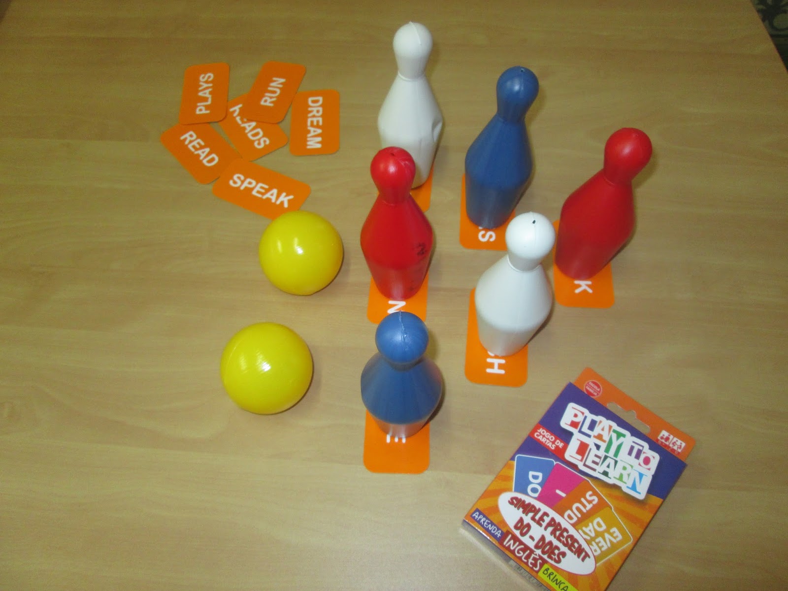 BOWLING SENTENCES PLAY TO LEARN