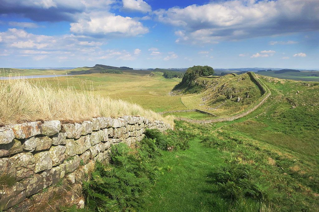 Housestead's Roman Fort - one of the best bits on the Hadrian's wall walk