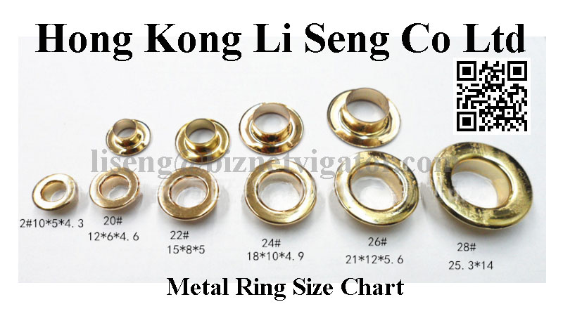 Metal Ring Size Chart