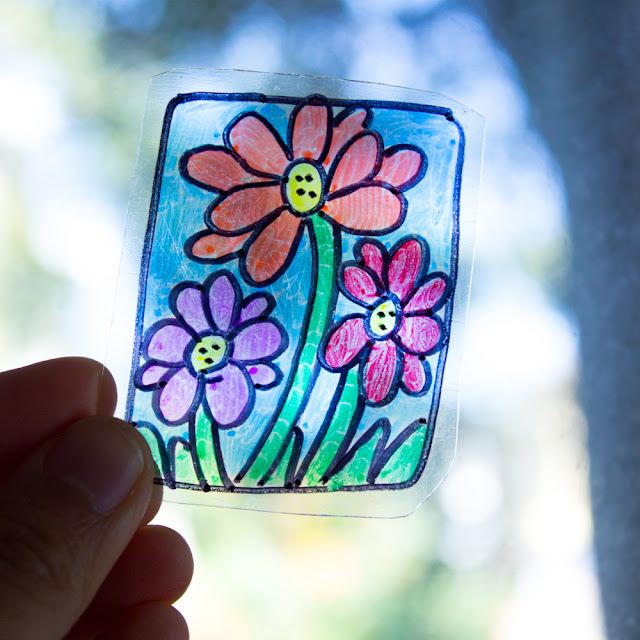 Super Easy Recycled Sun catchers- easy and fun kids craft