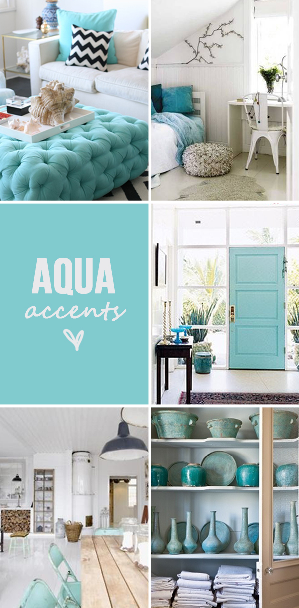 Adoring Aqua Accents A Little Slice Of