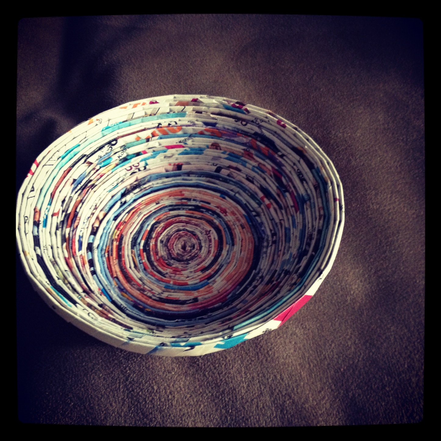 Jish Touch !! Coiled Paper Bowl..!!