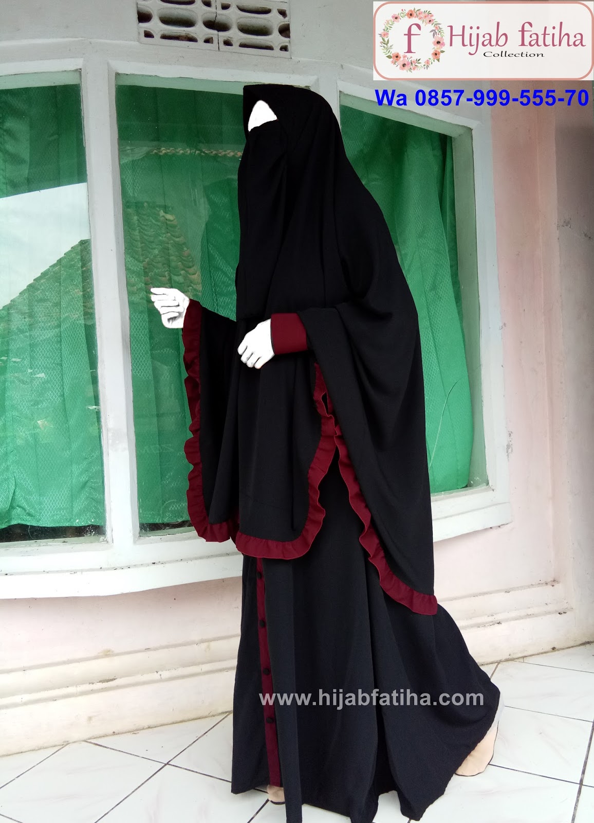 foto hijab cadar terbaru voal motif