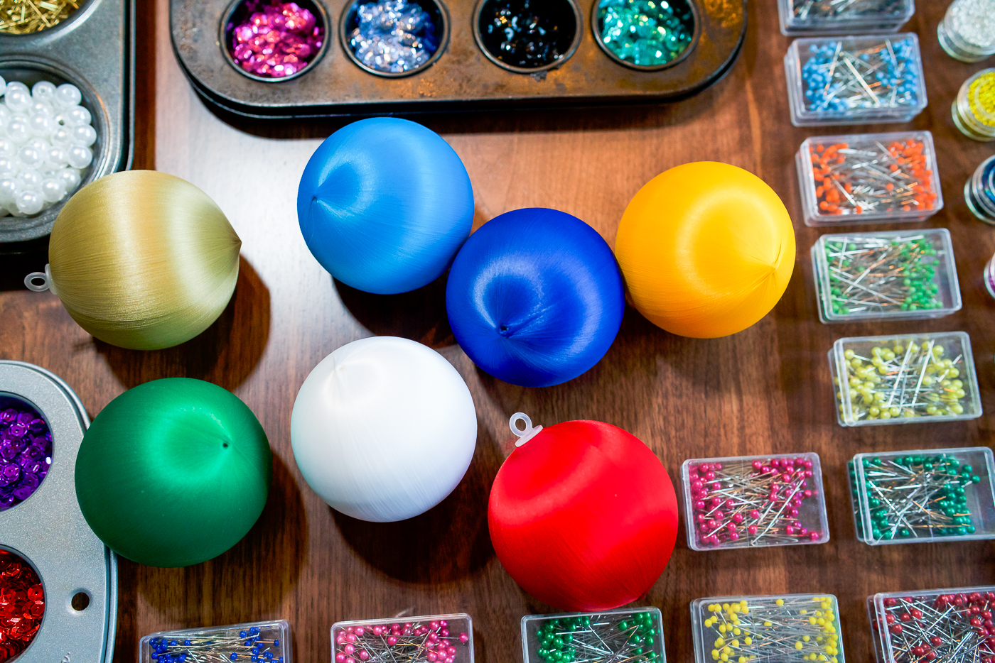 DIY How to Make Hand Made Push Pin Beaded Ornaments Connecticut