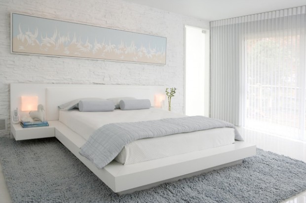Dormitorio de estilo minimalista