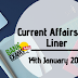 Current Affairs One-Liner: 14th January 2020