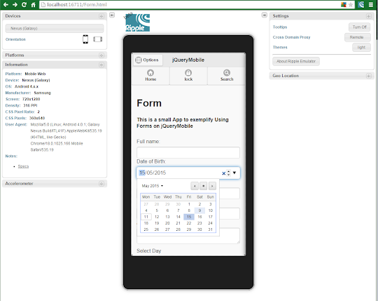 How to create a jQuery Mobile Form   2     