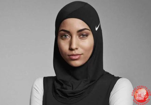 Pro hijab modern dengan teknologi tinggi dari Nike untuk atlit Muslimah