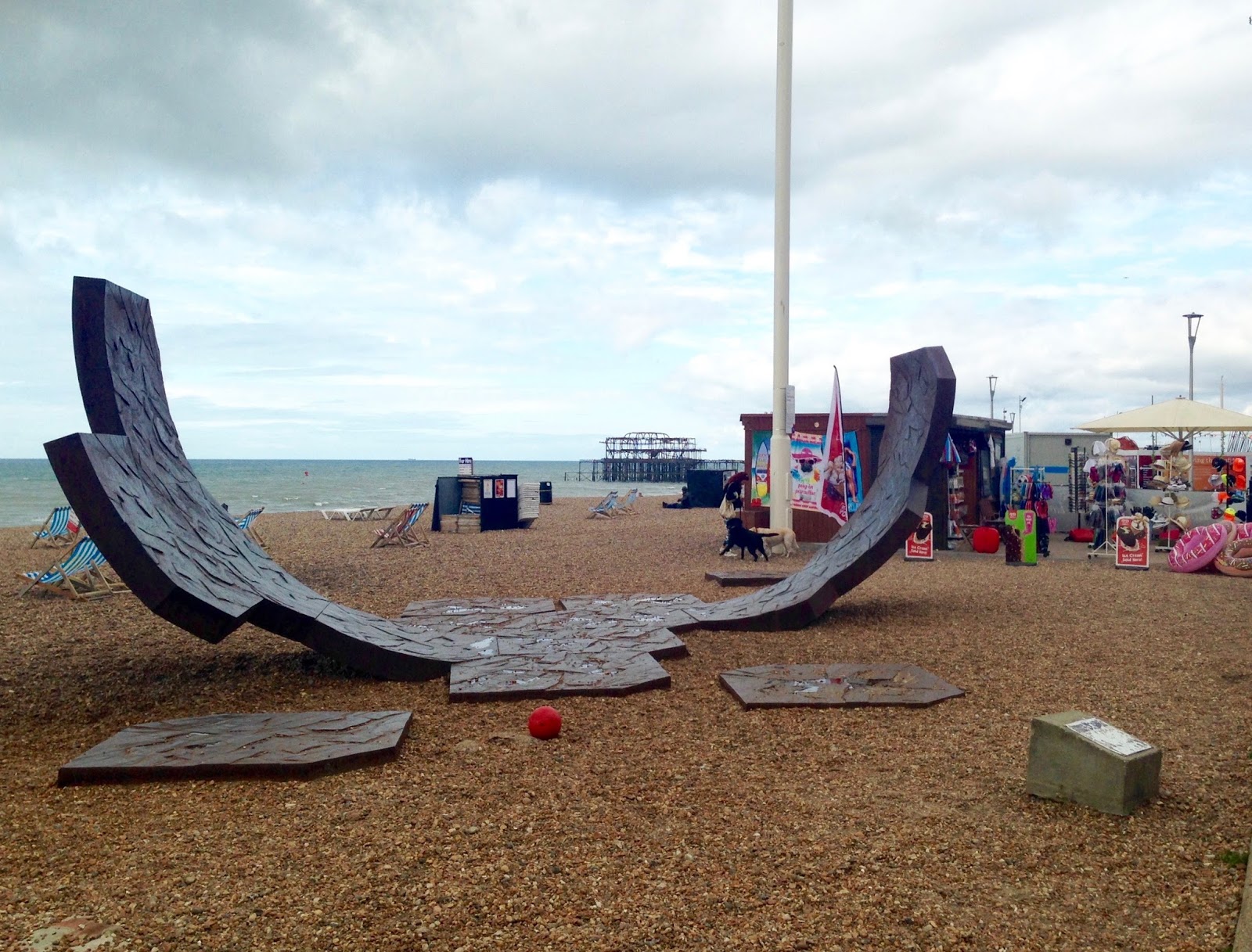 Brighton Bits Seafront sculpture sacrilege