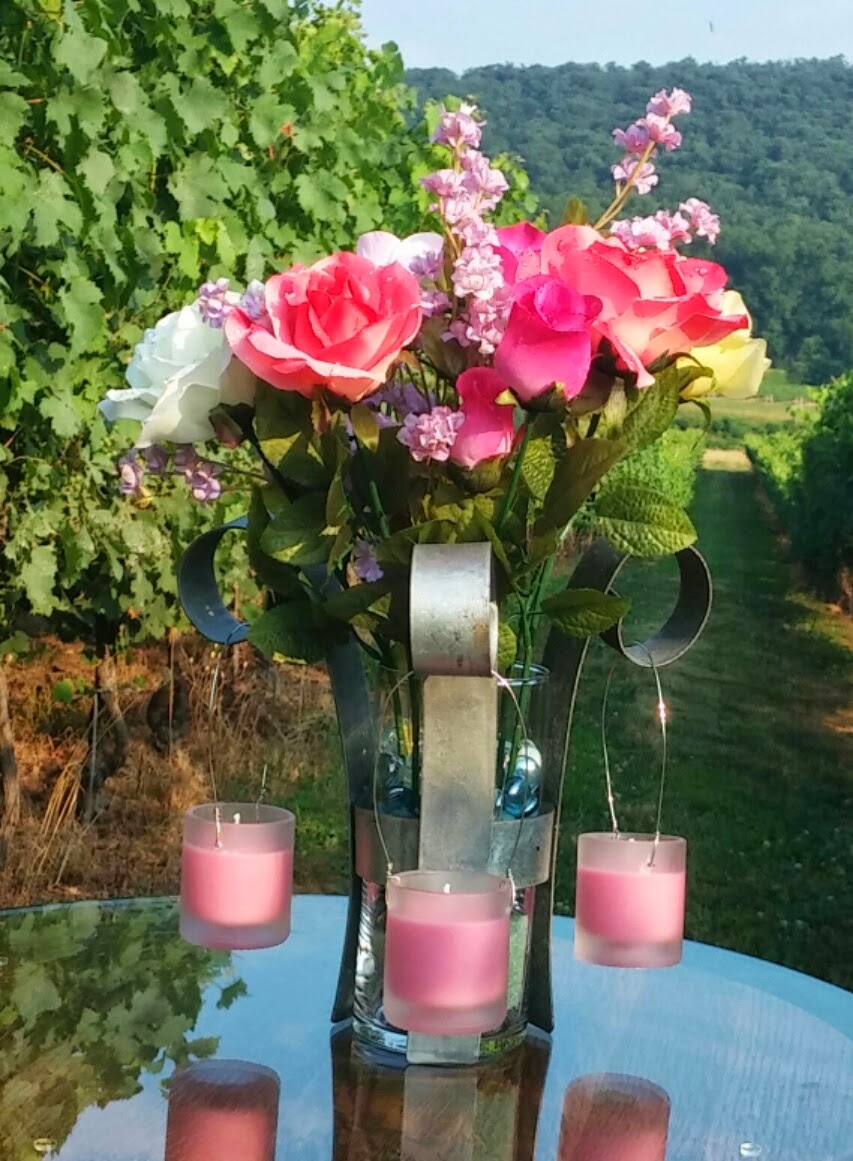 Cork To Barrel Wine Barrel Ring Centerpiece