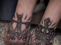 Wrist King Crown Tattoo On Hand