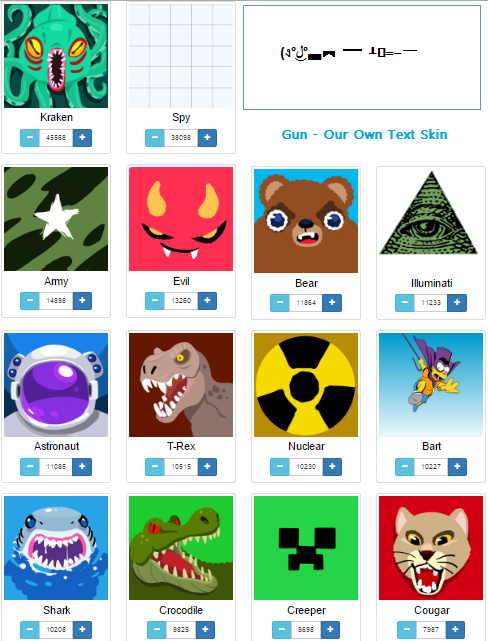 Agar.io Custom Skins List