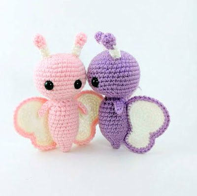 Amigurumi Crochet Butterfly Pattern
