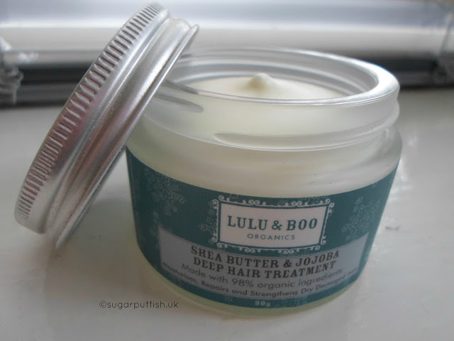 Review Lulu & Boo Shea Butter and Jojoba Deep Hair Treatment
