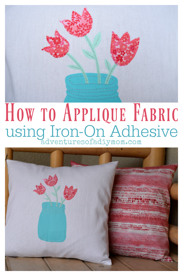 How to Applique Fabric using Ironon Adhesive Adventures of a DIY Mom