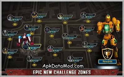 Real Steel challenge zones