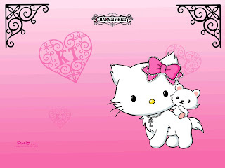 Hello Kitty desktop wallpaper background 1024x768