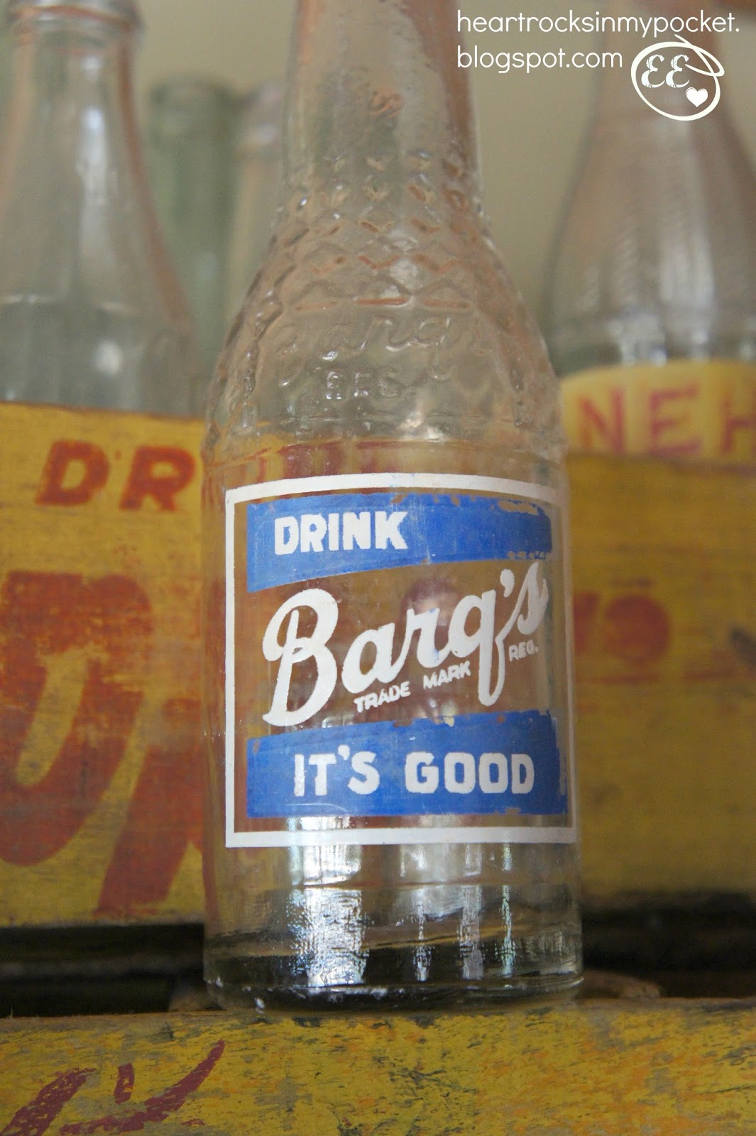 Heart Rocks In My Pocket Collecting Old Soda Bottles