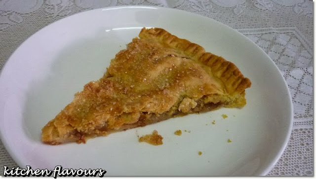 kitchen flavours: Crusty Apple Pie : ABC October 2013
