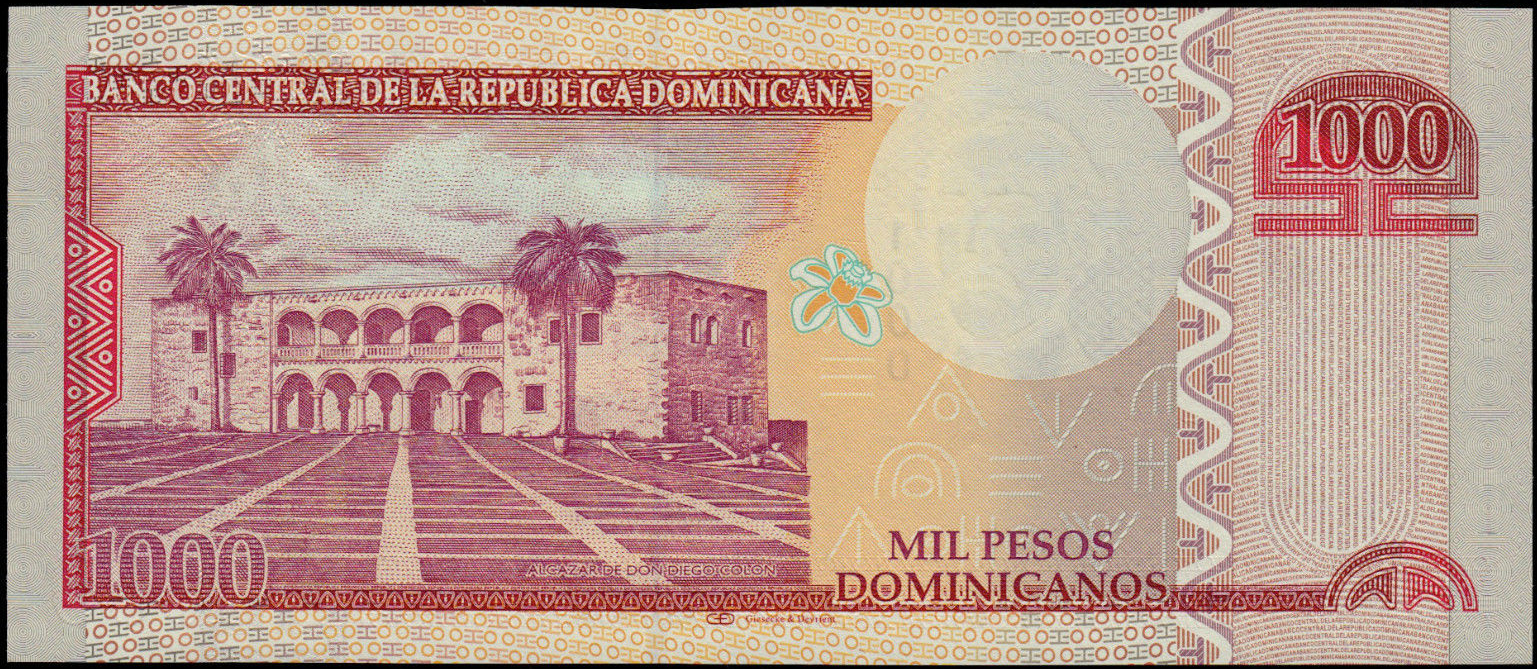 Dominican Republic 1000 Pesos Oro banknote 2011World Banknotes & Coins