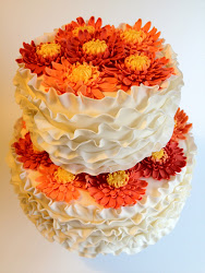 cake orange gerbera cakes elaine