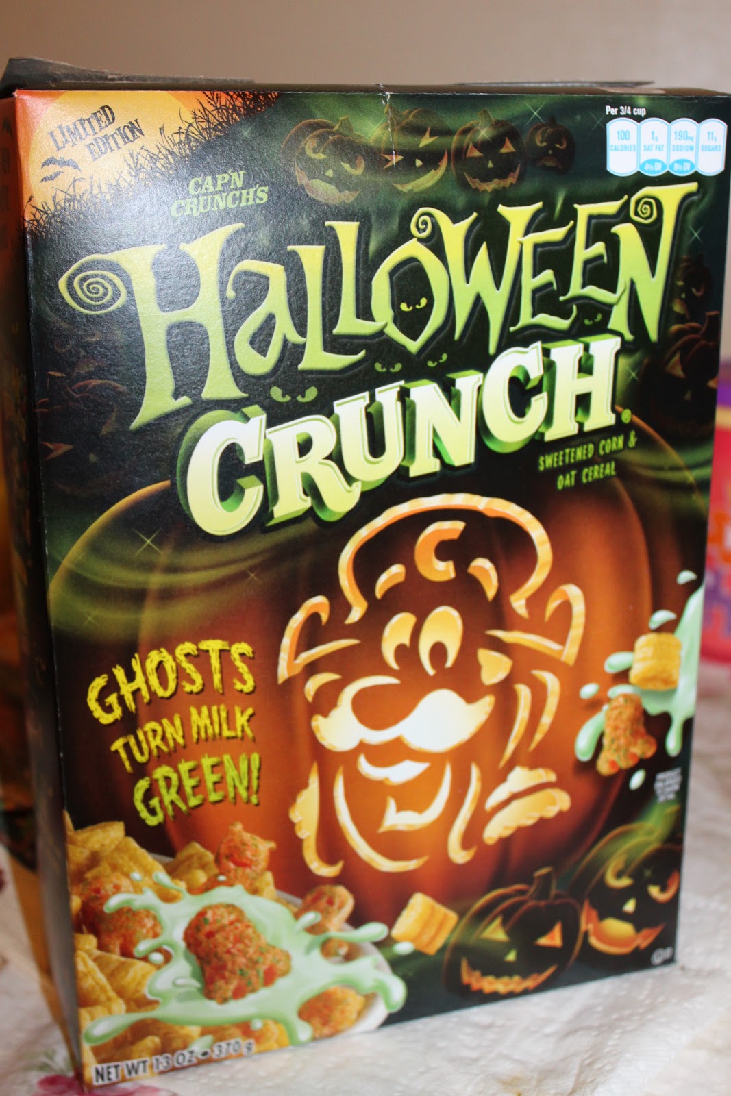 Tea Time Product Review Cap'n Crunch Halloween Crunch