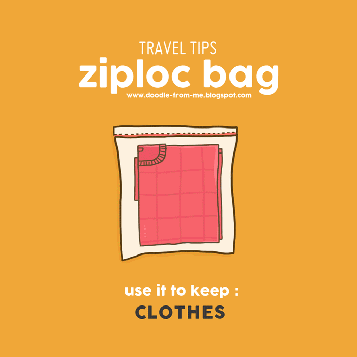 Travelling Uses of Ziplock Bags