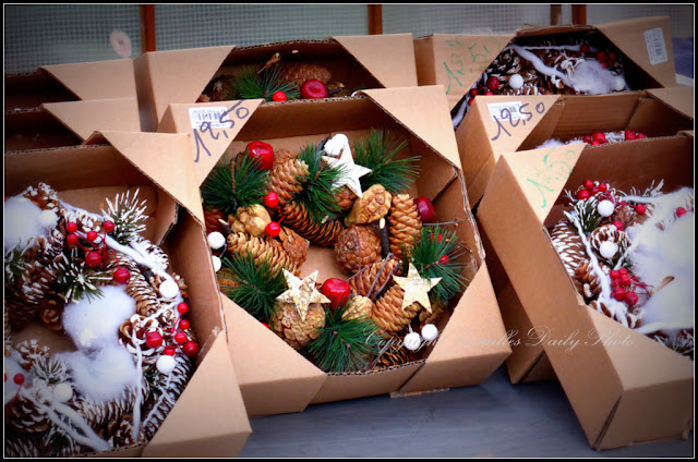 Couronnes Noël Christmas wreaths Versailles