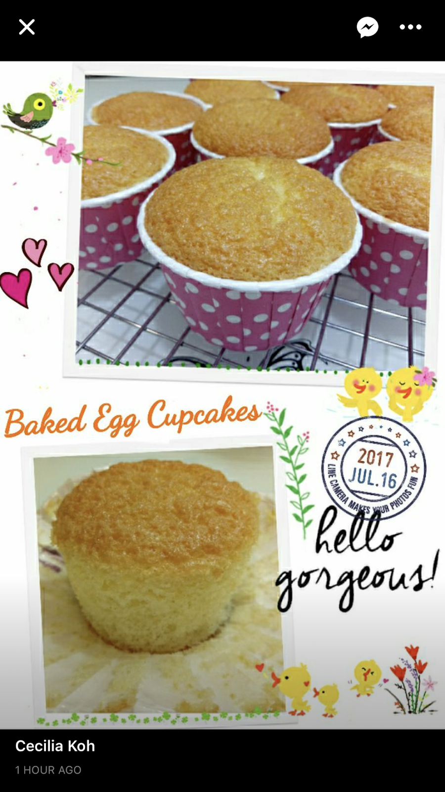 Miki's Food Archives Traditional Baked Egg Cake 老式鸡蛋糕（烘烤）