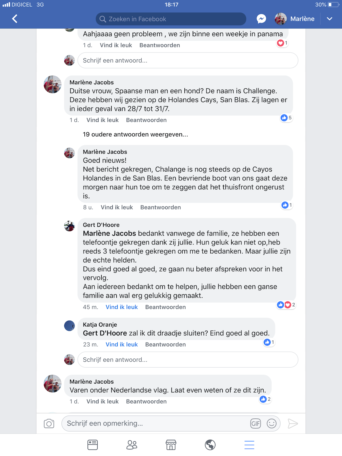 Rafiki, Loud en Marlène Linton Bay, Panama