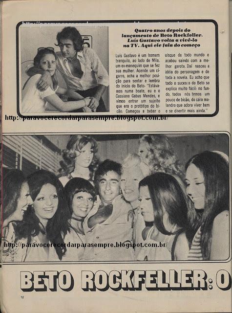 Para sempre em teu coração. NovelaBeto Rockfeller