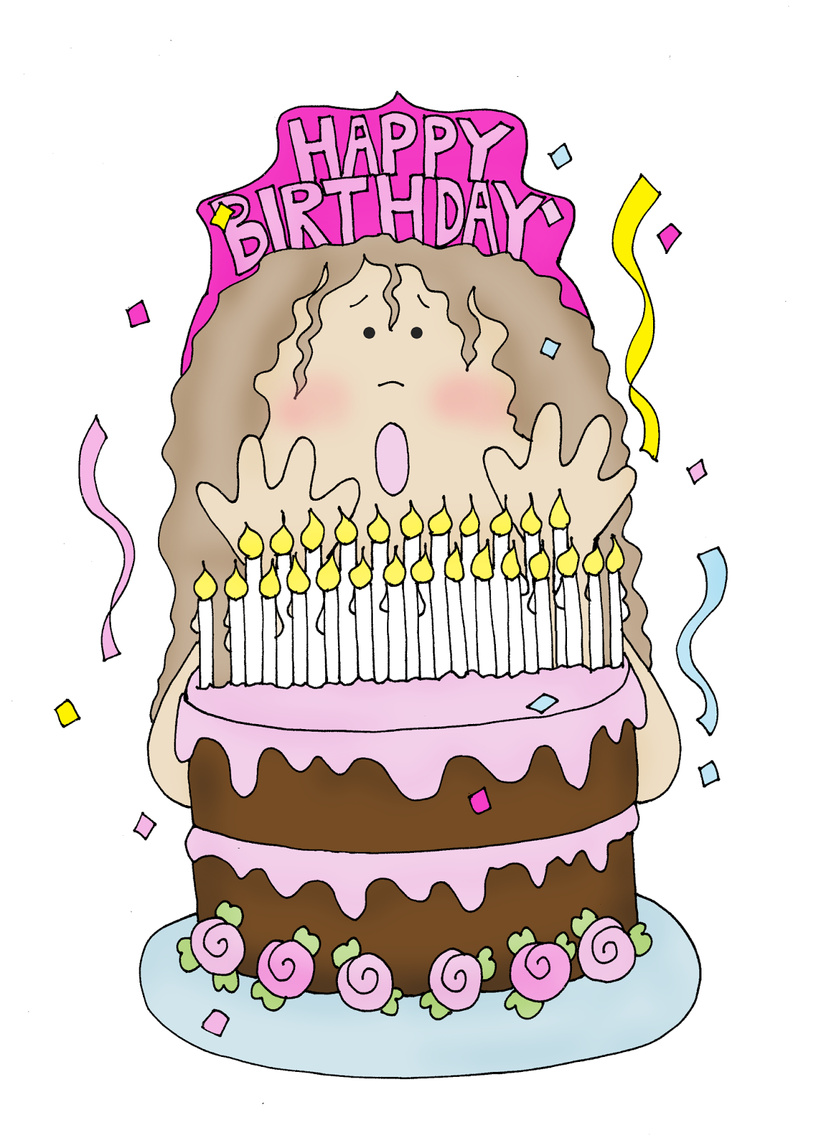 Birthday Cake Too Many Candles